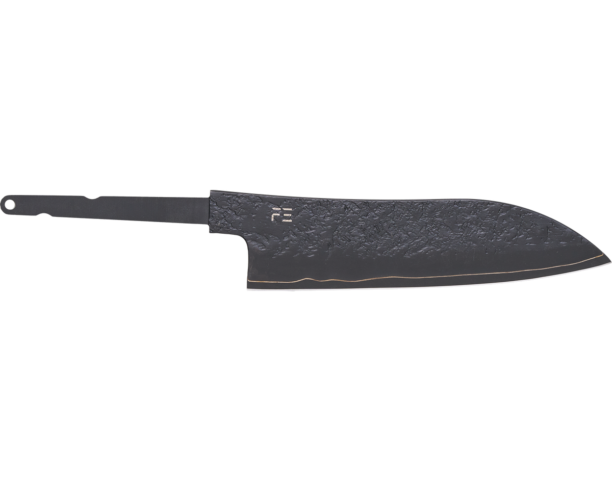 Santoku Full Black Blade 150mm