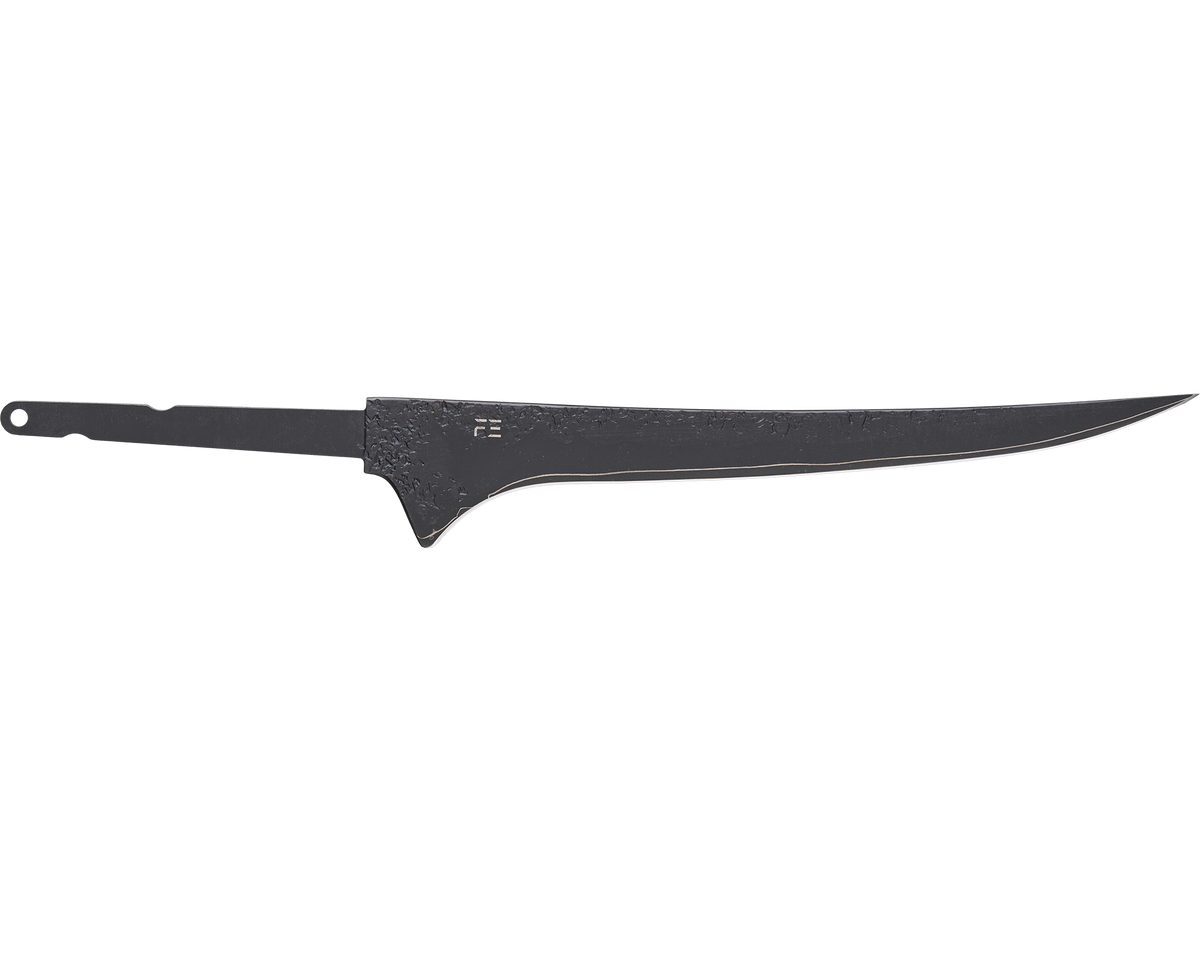 Fillet Knife Full Black Blade 180mm