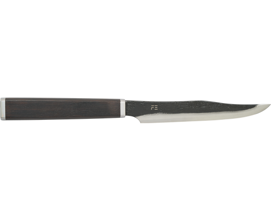 Damascus Ebony Steak Knife 130mm