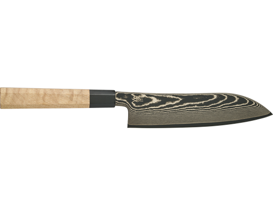 Damascus Maple Santoku 180mm