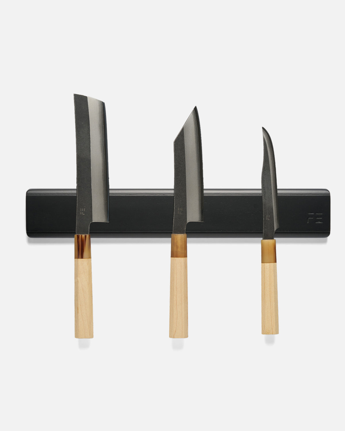 Wooden magnetic knife holder for wall - 400mm