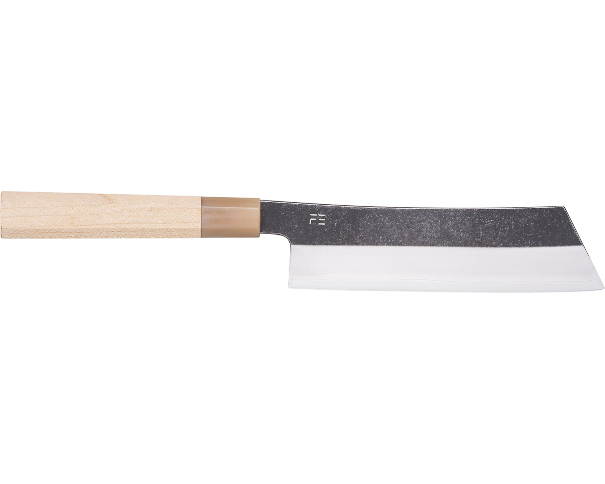 Kurouchi White Maple Kiritsuke Nakiri 165mm