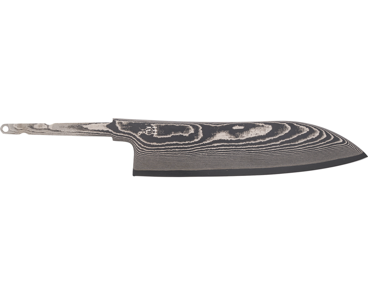Santoku Damascus Blade 180mm