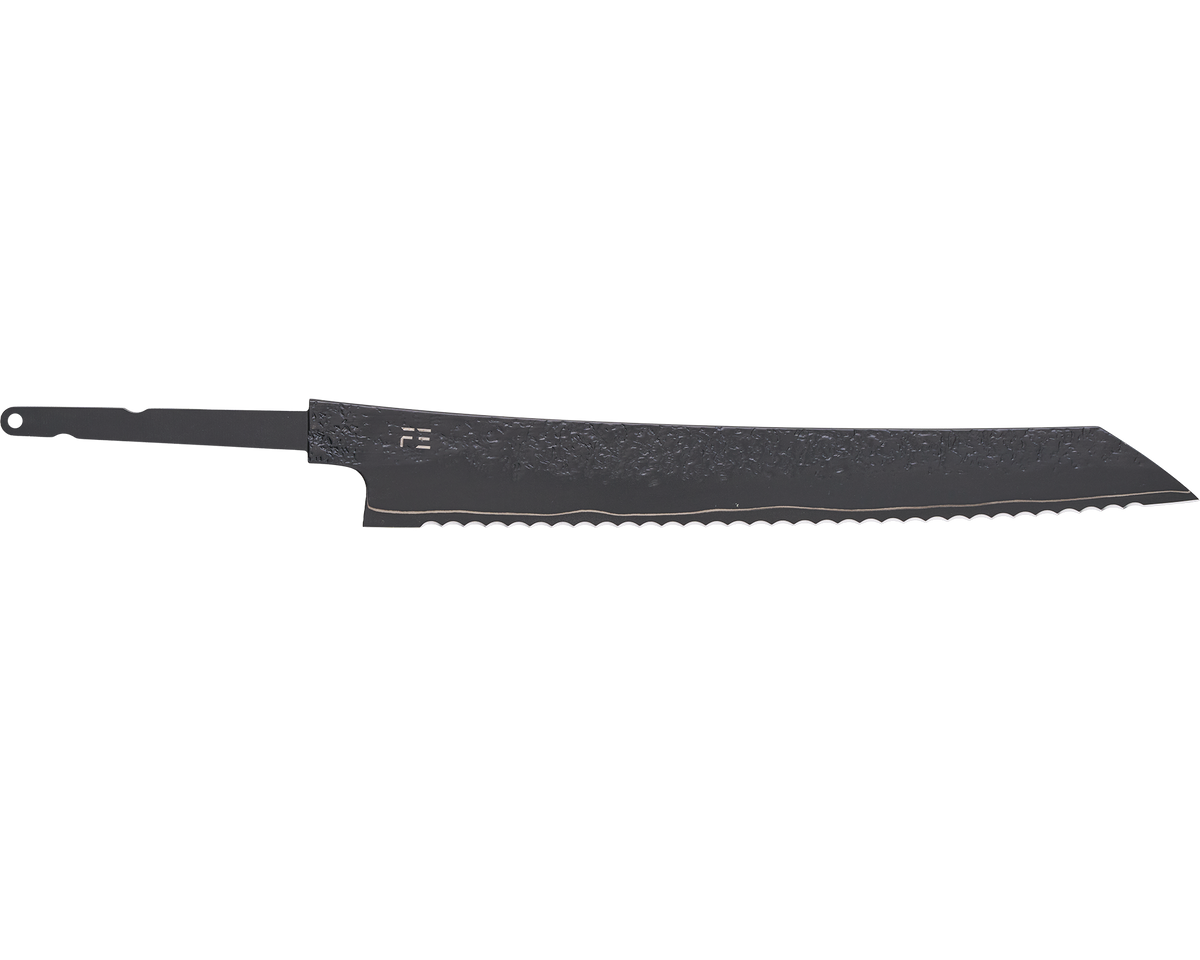 Bread Knife Full Black Blade 230mm