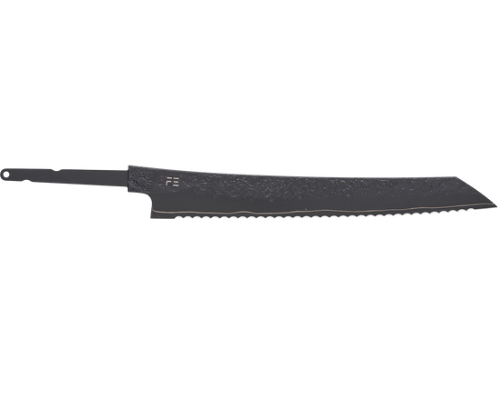 Bread Knife Full Black Blade 230mm