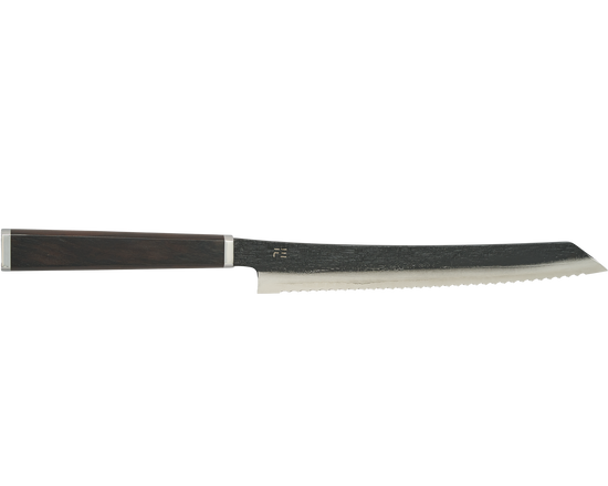Damascus Ebony Bread Knife 230mm
