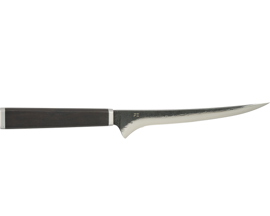 Damascus Ebony Fillet Knife 180mm