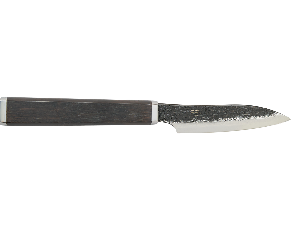 Damascus Ebony Paring Knife 90mm