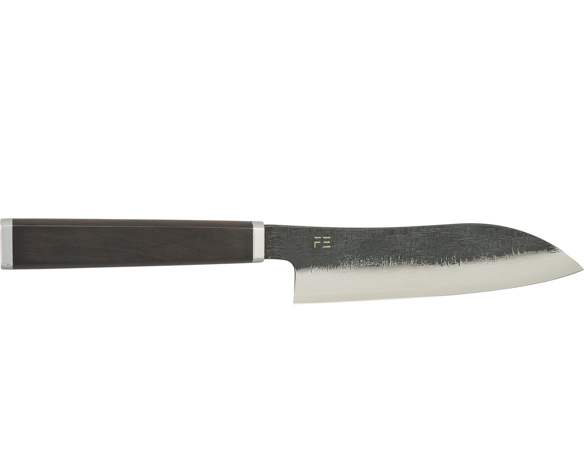 Damascus Ebony Santoku 150mm
