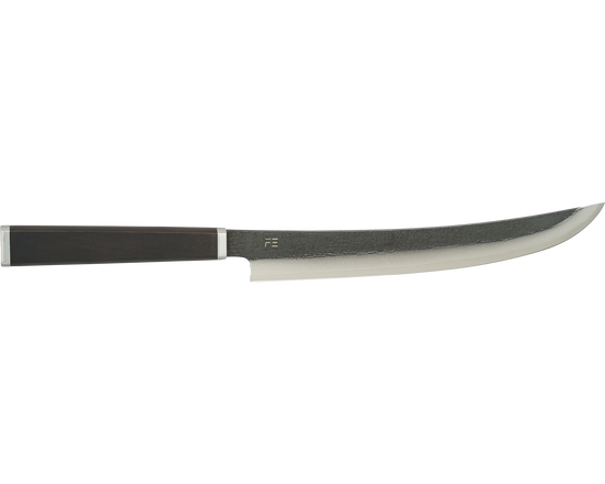 Damascus Ebony Sujihiki (Curve) 240mm