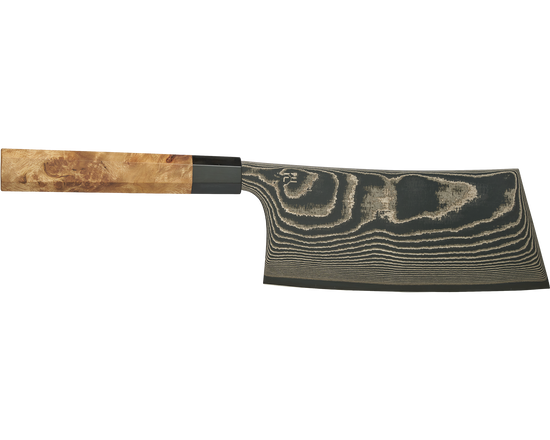 Damascus Maple Cleaver 180mm