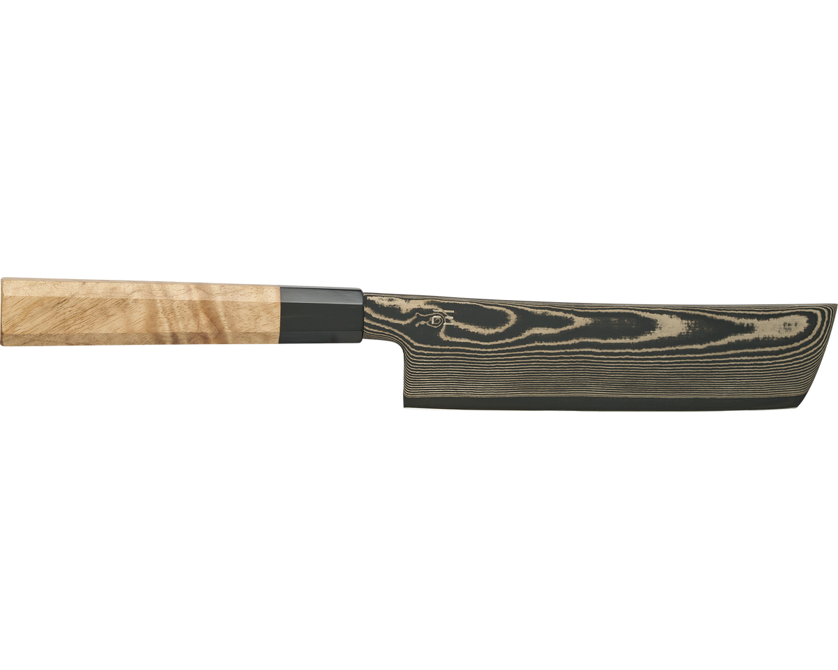 Damascus Maple Nakiri 165mm