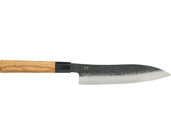 Damascus Olive Gyuto 180mm