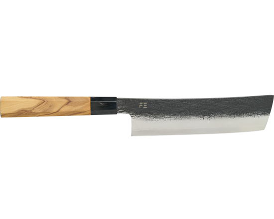Damascus Olive Nakiri 165mm