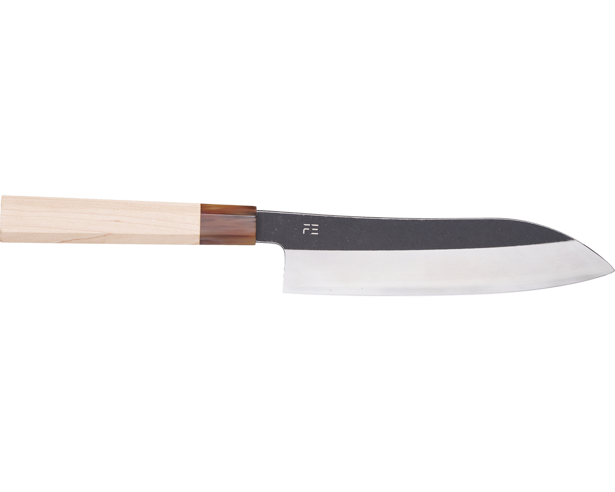 Kurouchi White Maple Santoku 180mm