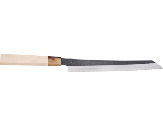 Kurouchi White Maple Bread Knife 230mm