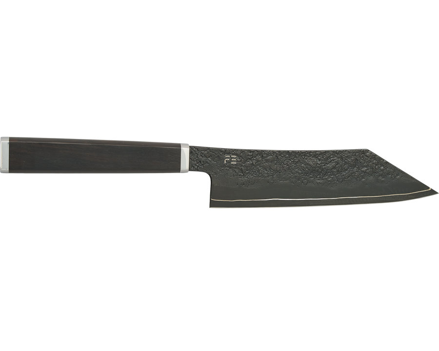 Full Black Ebony Bunka 165mm-[FE]-[Chinese-Kitchen-Knives]