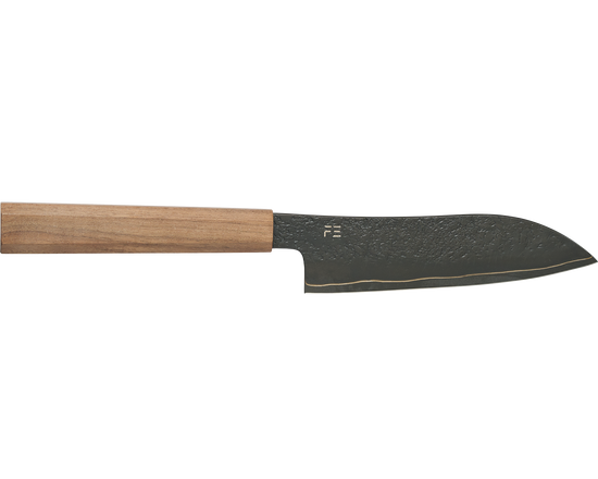 Full Black Walnut Santoku 150mm